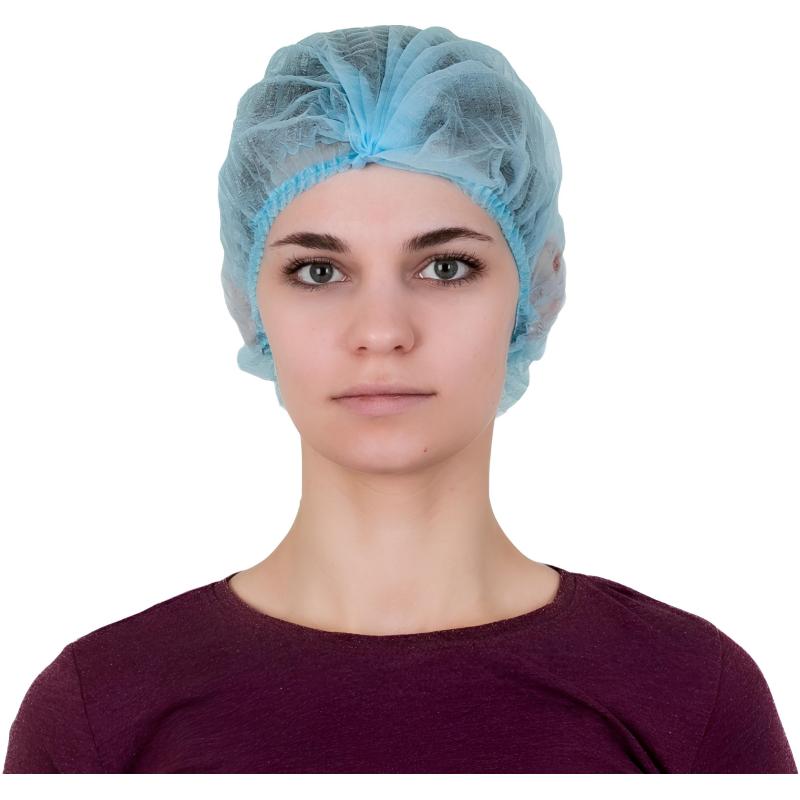 Шапочка Шарлотта синяя, КЛЕВЕР-ПРО, пл.18 г 100шт/уп