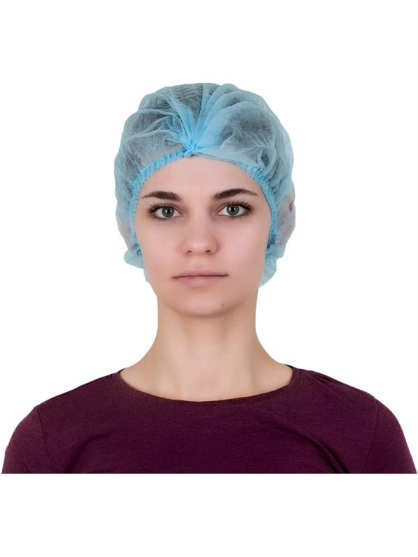 Шапочка Шарлотта синяя, КЛЕВЕР-ПРО, пл.18 г 100шт/уп