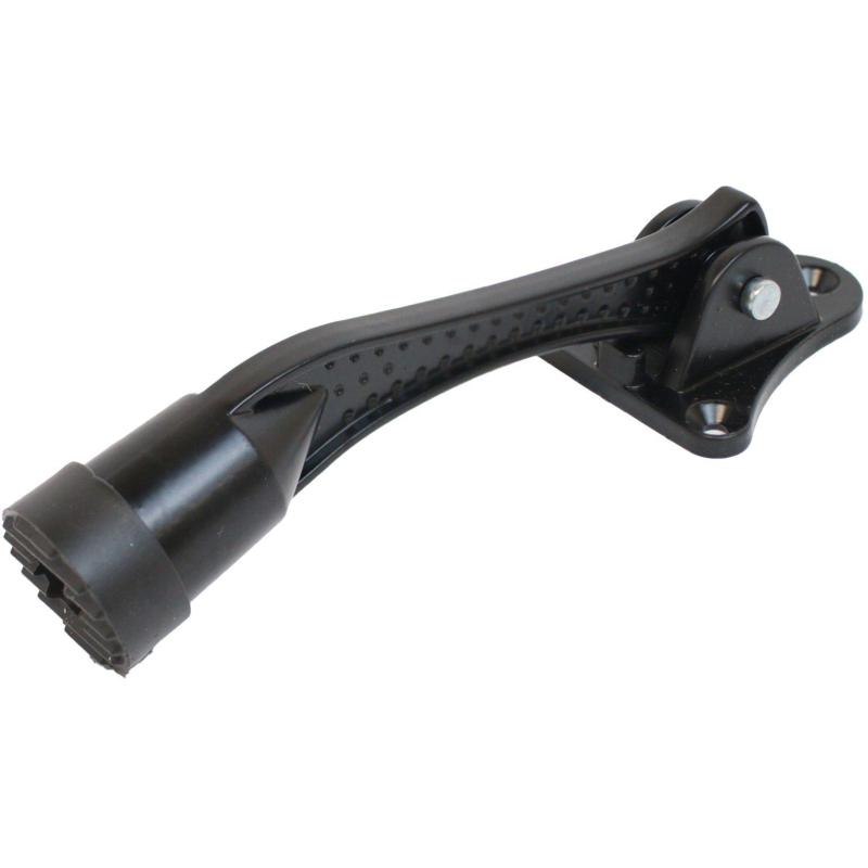 Фиксатор _УЗК_козья ножка дверной Аллюр КН-130 РУ ( 15489) черный RAL9005