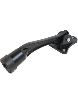 Фиксатор _УЗК_козья ножка дверной Аллюр КН-130 РУ ( 15489) черный RAL9005