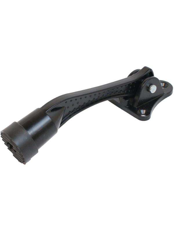 Фиксатор _УЗК_козья ножка дверной Аллюр КН-130 РУ ( 15489) черный RAL9005