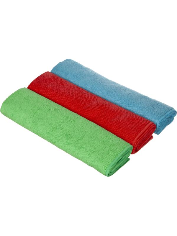 Тряпка для пола из микрофибры универсальная 180г/м2 50х60см 3шт/уп