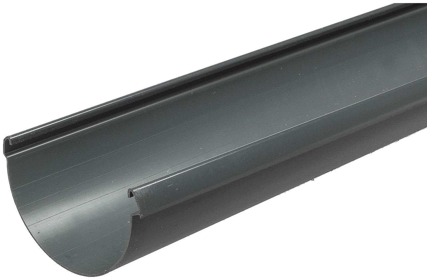 Желоб водосточный графит 3000 мм DÖCKE LUX