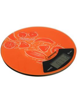 Весы кухонные HOMESTAR HS-3007, электронные, до 7 кг, оранжевые