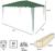 Тент-шатер садовый из полиэстера №29, 250х400х300 см,