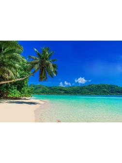 Фотобаннер, 300 × 200 см, с фотопечатью, люверсы шаг 1 м, «Пляж»