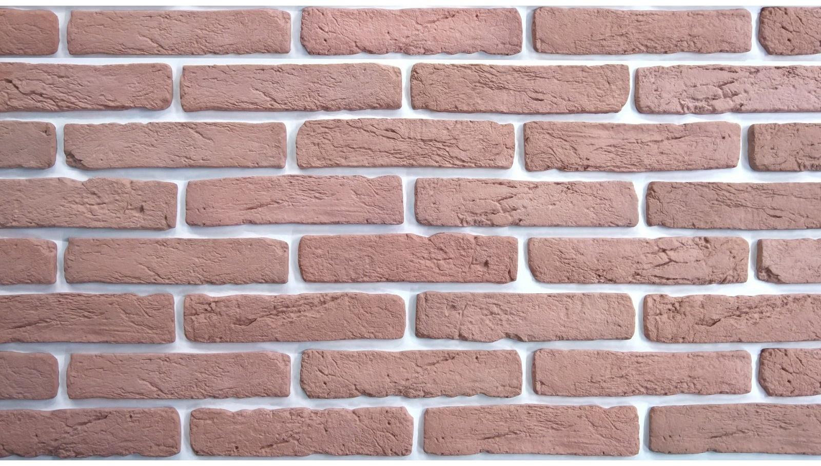 Гипсовая плитка «Рим», лилово-бурый оттенок №8, 1 кв м