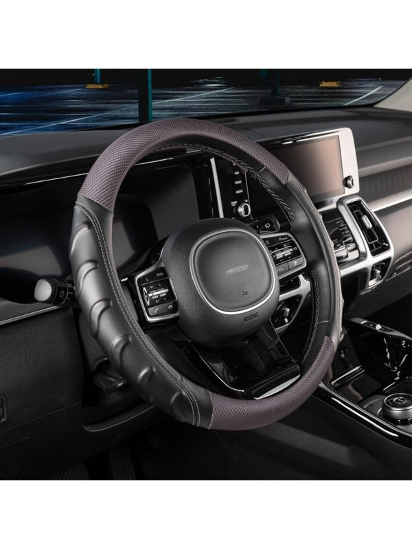 Оплетка Skyway Carbon-2 M, черно-серая экокожа