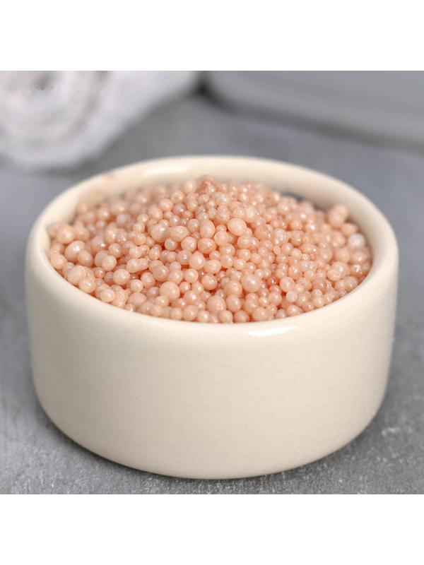 Соляной жемчуг для ванны во флаконе шампанское, 240 г, аромат ваниль и молоко