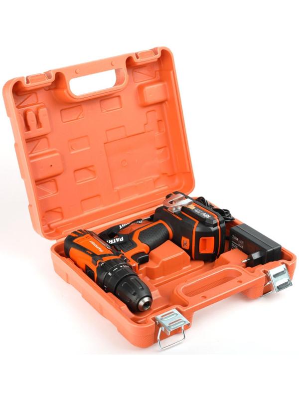 Дрель-шуруповерт аккумуляторная PATRIOT BR183UES, 18 В, Li-Ion, 1х2 Ач, 29 Нм, 1350 об/мин