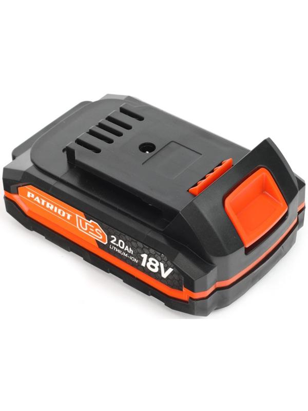 Дрель-шуруповерт аккумуляторная PATRIOT BR183UES, 18 В, Li-Ion, 1х2 Ач, 29 Нм, 1350 об/мин