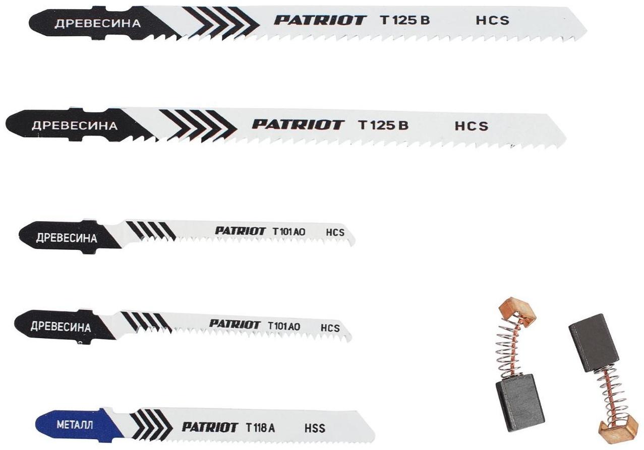 Лобзик PATRIOT LS902, 800 Вт, 800-3000 ход/мин, пропил 100 мм, кейс, литая платформа