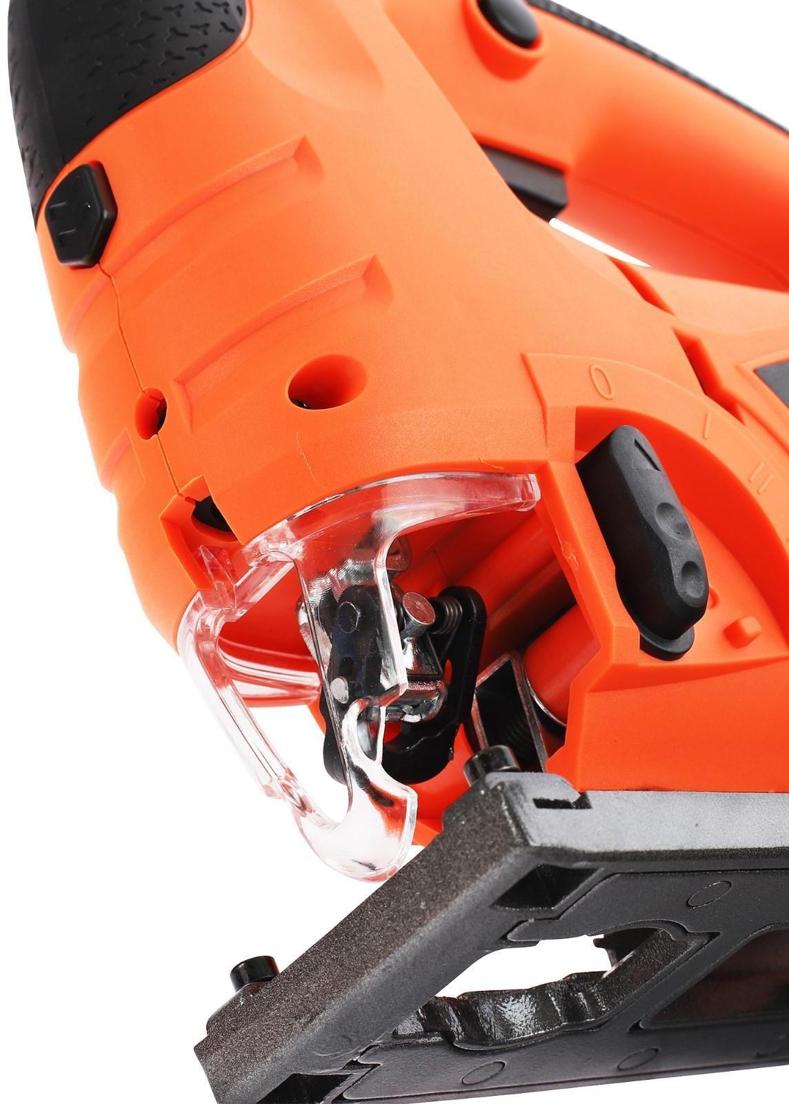 Лобзик PATRIOT LS902, 800 Вт, 800-3000 ход/мин, пропил 100 мм, кейс, литая платформа