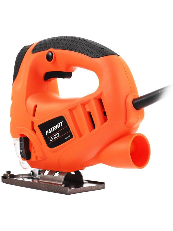 Лобзик PATRIOT LS902, 800 Вт, 800-3000 ход/мин, пропил 100 мм, кейс, литая платформа