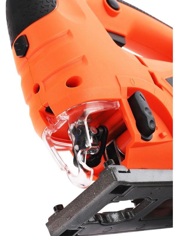 Лобзик PATRIOT LS902, 800 Вт, 800-3000 ход/мин, пропил 100 мм, кейс, литая платформа