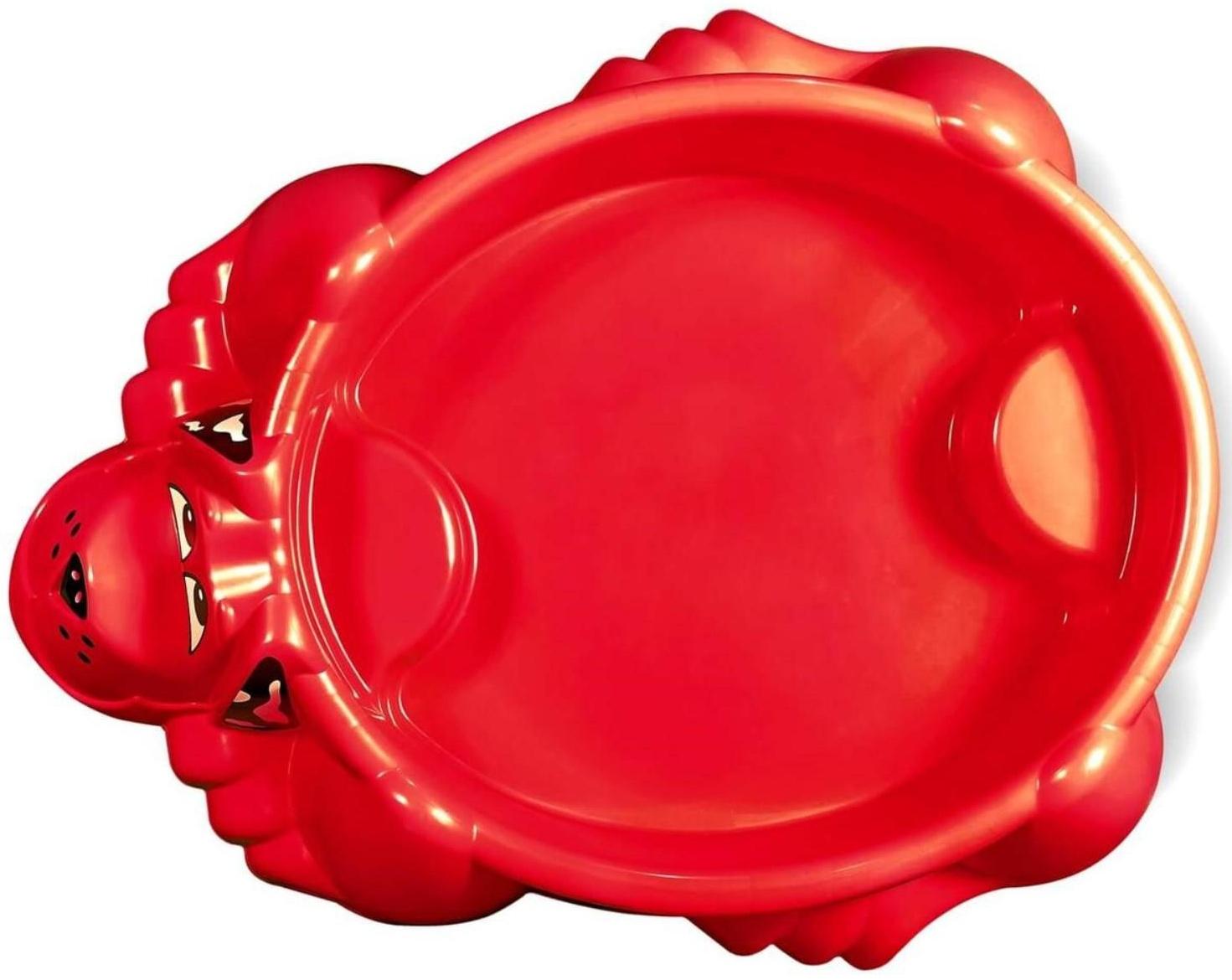 Песочница «Собачка», цвет красный