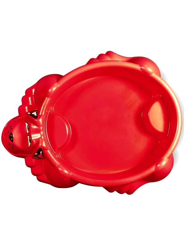 Песочница «Собачка», цвет красный