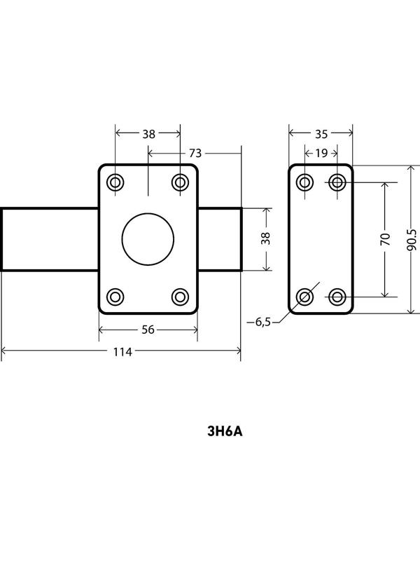 Замок накладной 