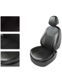 Комплект авточехлов CHERY TIGGO 2, 2014-н.в., черный, бежевый, 12028611