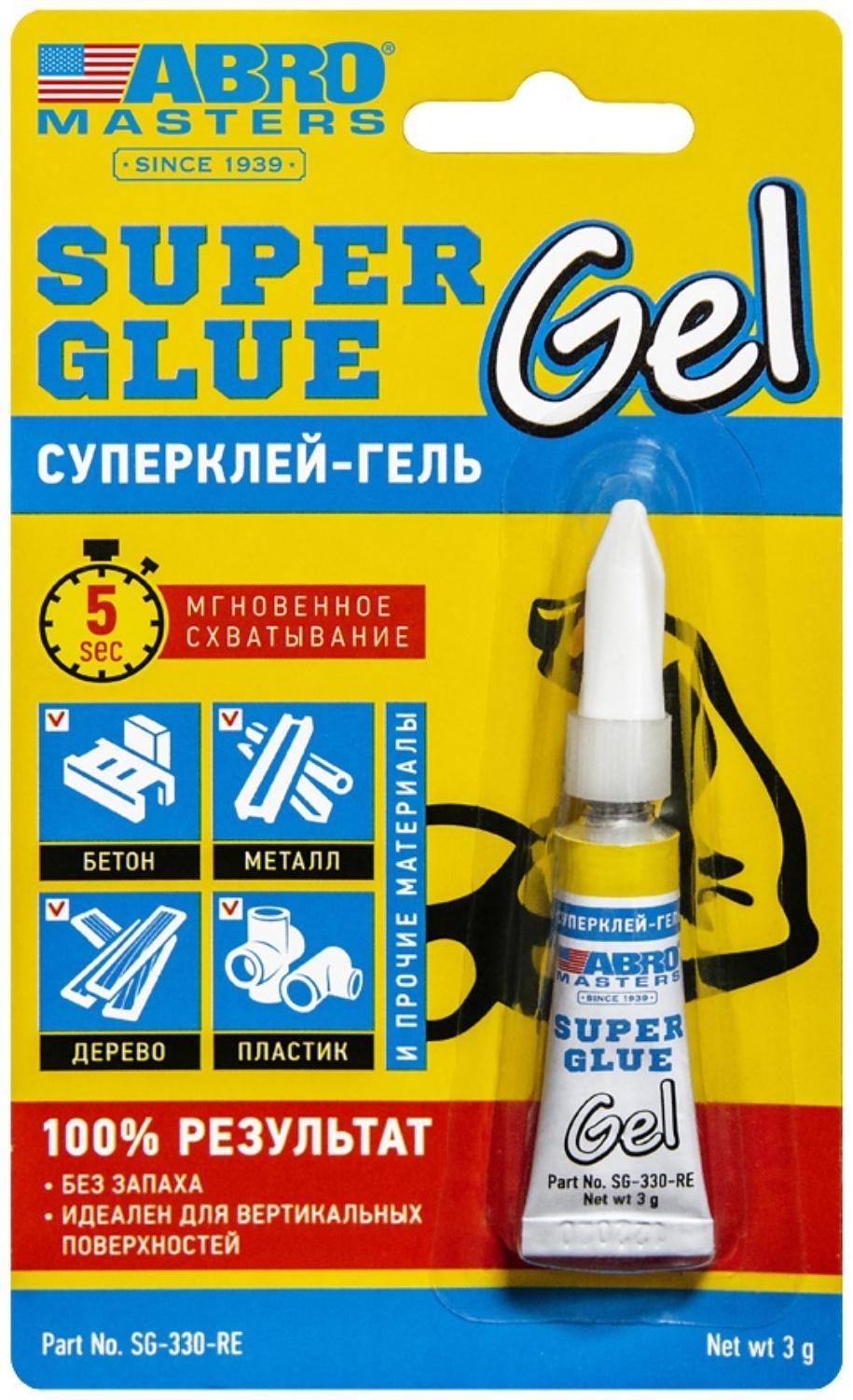 Суперклей-гель ABRO MASTERS, 3 г