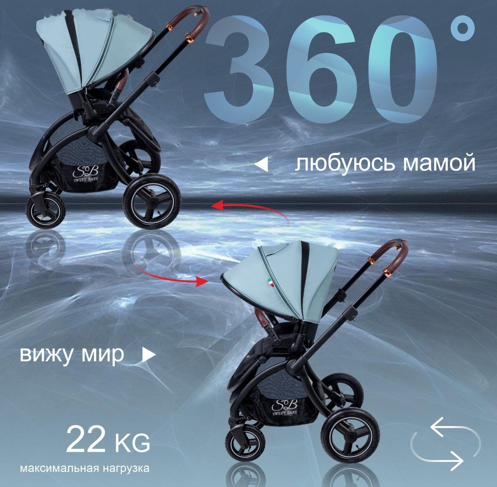 Коляска 2 в 1 Sweet Baby Cupola, цвет green neo