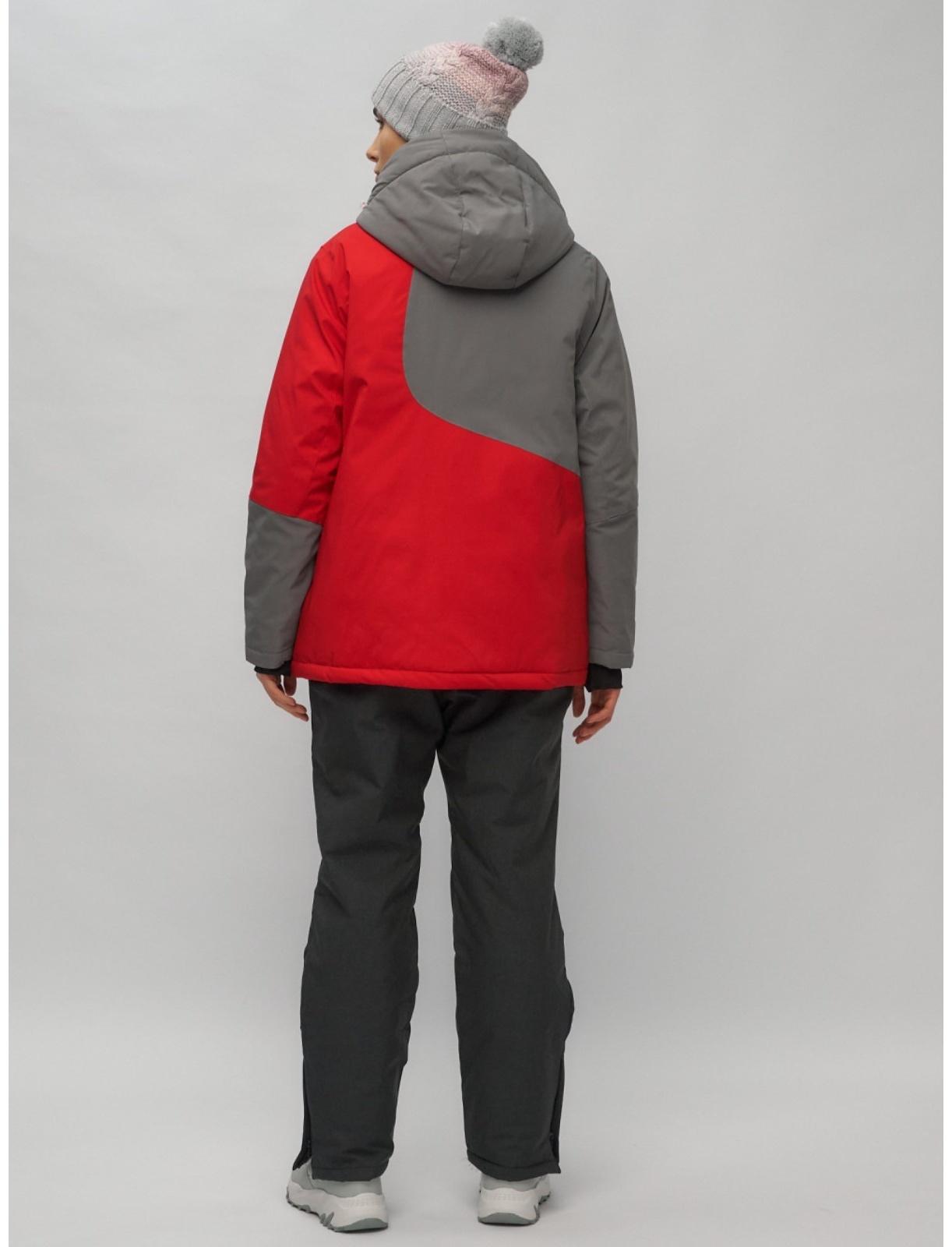 Костюм горнолыжный женский, размер 56, цвет красный