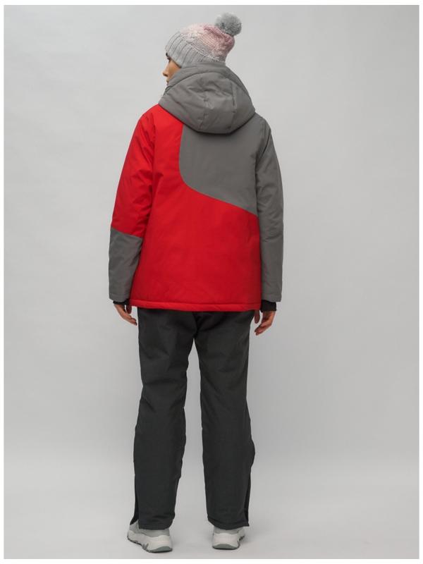 Костюм горнолыжный женский, размер 56, цвет красный