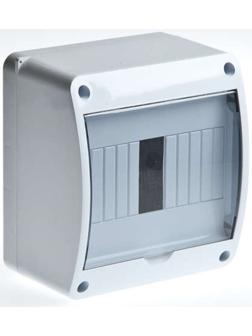 Бокс Рувинил 68306 ОП 6мод, IP40, белый-прозрачный