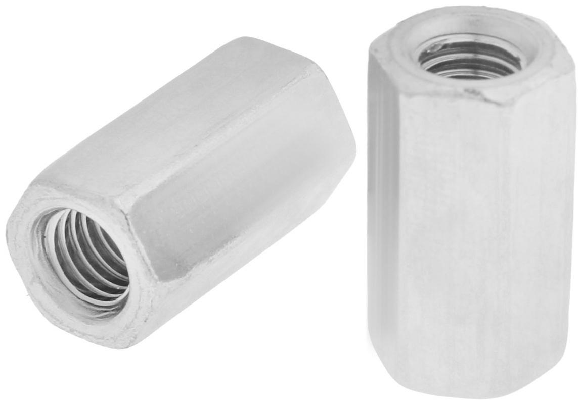 Гайка шестигранная соединительная DIN6334, М8, 1 кг