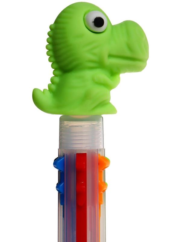 Ручка шариковая автоматическая, 6-ти цветная, Дракон МИКС