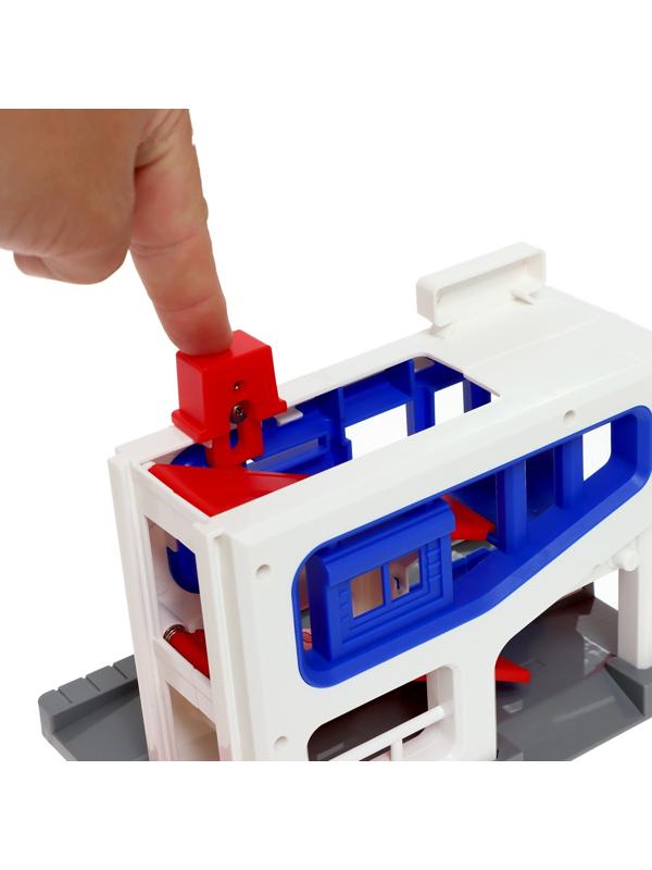 Парковка «Скорая», подъёмный механизм, 1 машинка в комплекте, МИКС