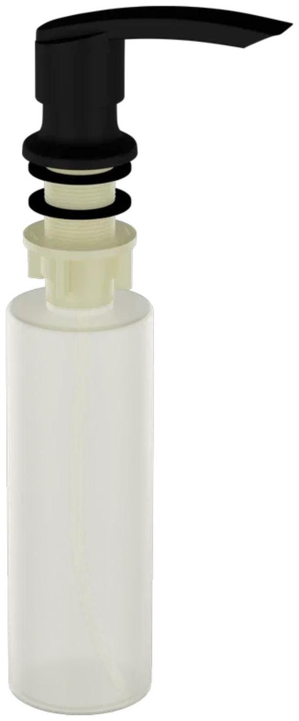 Дозатор для моющих средств Ulgran Quartz UQ-02, цвет 07 уголь