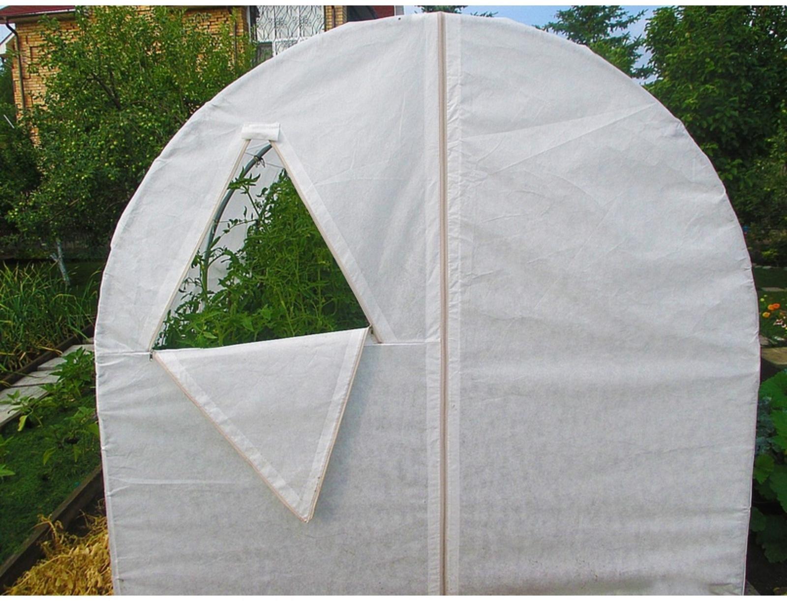 Теплица «МегаСталь-Сказка», 5 × 2 × 2 м, стальной каркас, профиль 20 × 20 мм, спанбонд 100 г/м²