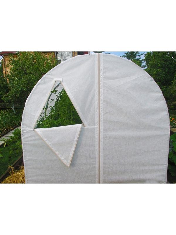 Теплица «МегаСталь-Сказка», 5 × 2 × 2 м, стальной каркас, профиль 20 × 20 мм, спанбонд 100 г/м²