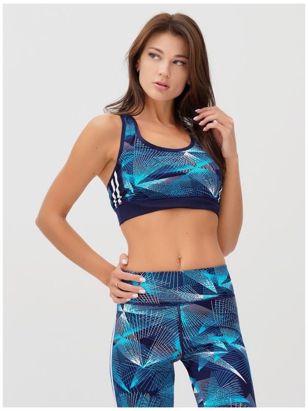 Спортивный костюм женский, размер 42-44, цвет голубой