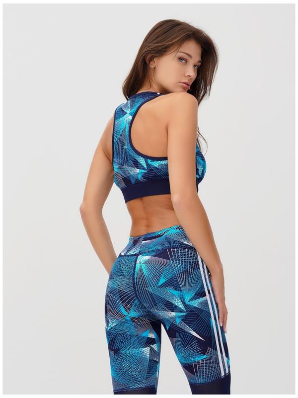 Спортивный костюм женский, размер 42-44, цвет голубой