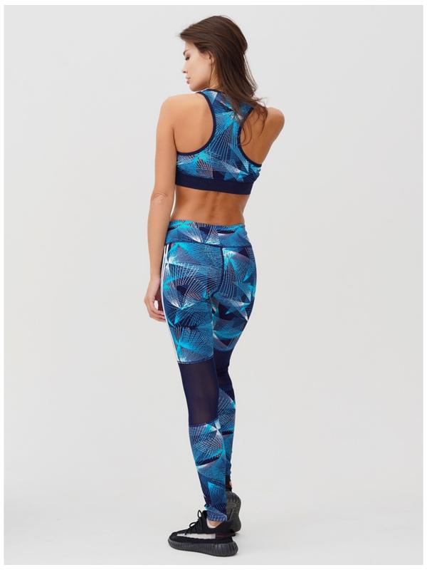 Спортивный костюм женский, размер 42-44, цвет голубой