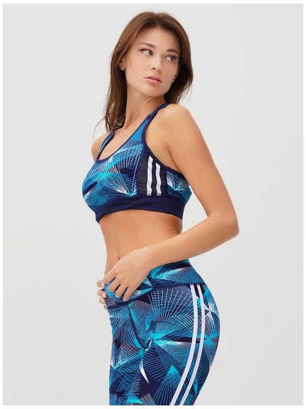 Спортивный костюм женский, размер 42-44, цвет голубой