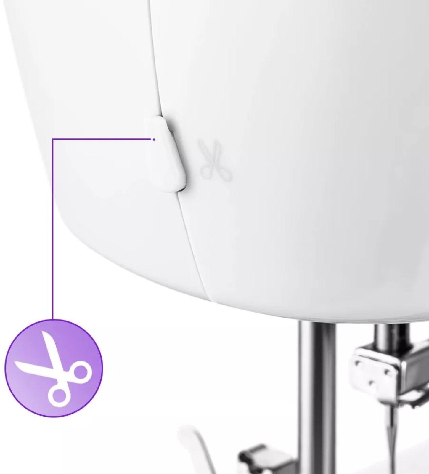 Швейная машина Kitfort КТ-6046, 24 Вт, 14 операций, полуавтомат, белая