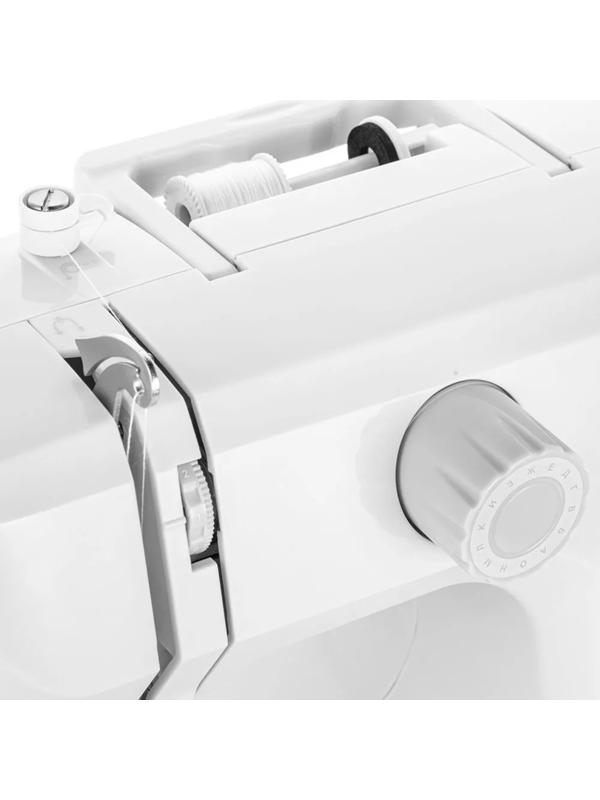 Швейная машина Kitfort КТ-6046, 24 Вт, 14 операций, полуавтомат, белая