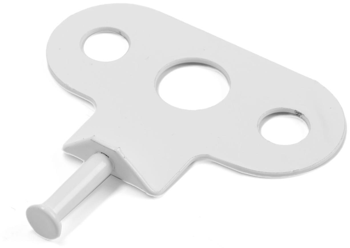 Ограничитель алюминиевый 6-ти позиционный, гребенка, цвет белый