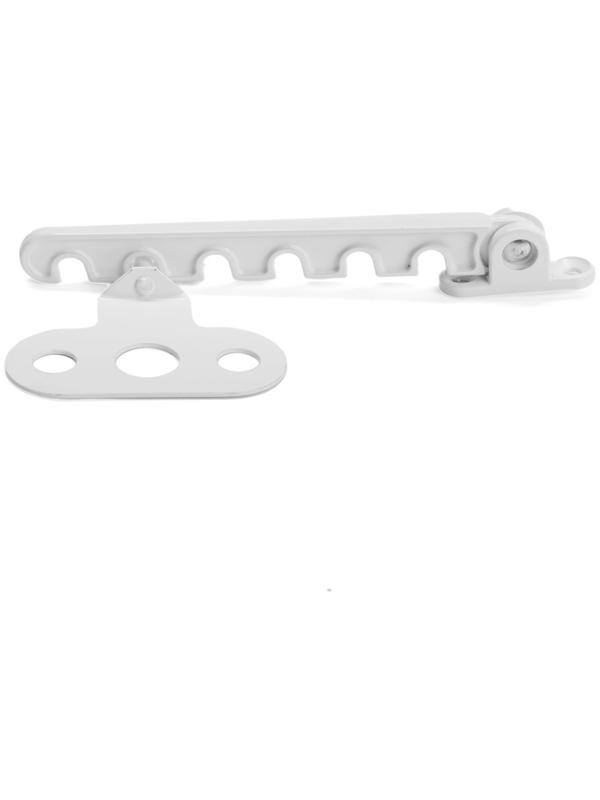 Ограничитель алюминиевый 6-ти позиционный, гребенка, цвет белый