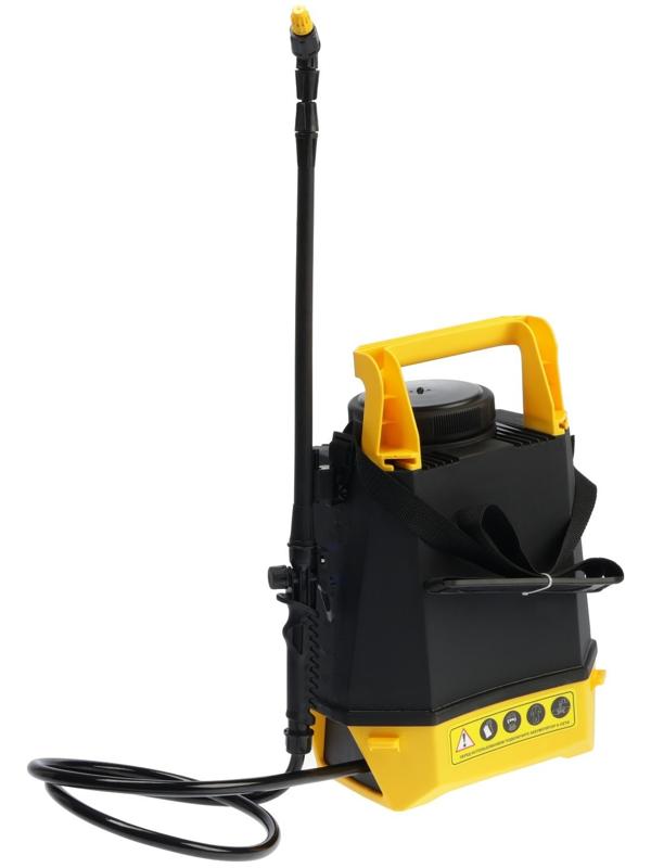 Опрыскиватель аккумуляторный Huter SP-5AC, 12 В, 2 Ач, 5 л, 2.8 л/мин, насадки 3 шт.