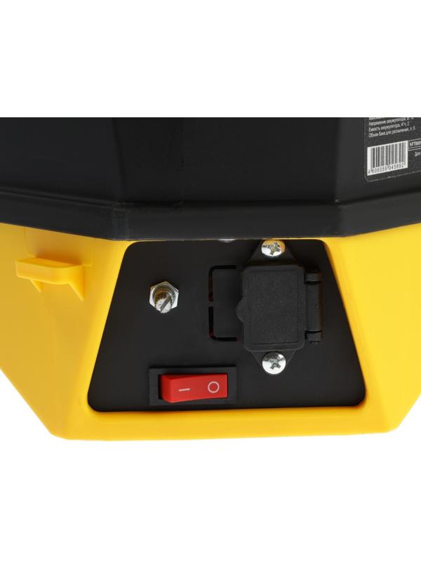 Опрыскиватель аккумуляторный Huter SP-5AC, 12 В, 2 Ач, 5 л, 2.8 л/мин, насадки 3 шт.