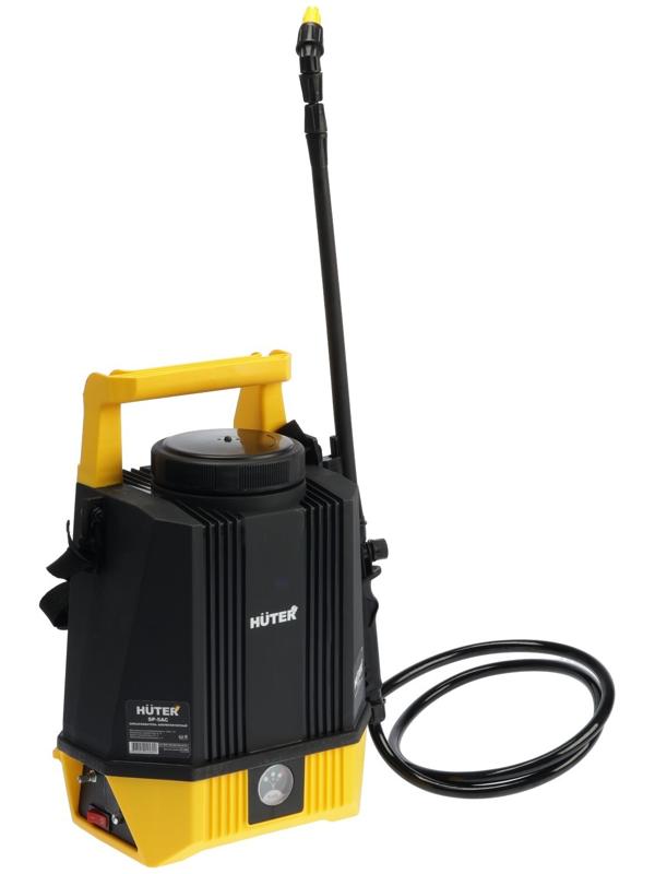 Опрыскиватель аккумуляторный Huter SP-5AC, 12 В, 2 Ач, 5 л, 2.8 л/мин, насадки 3 шт.