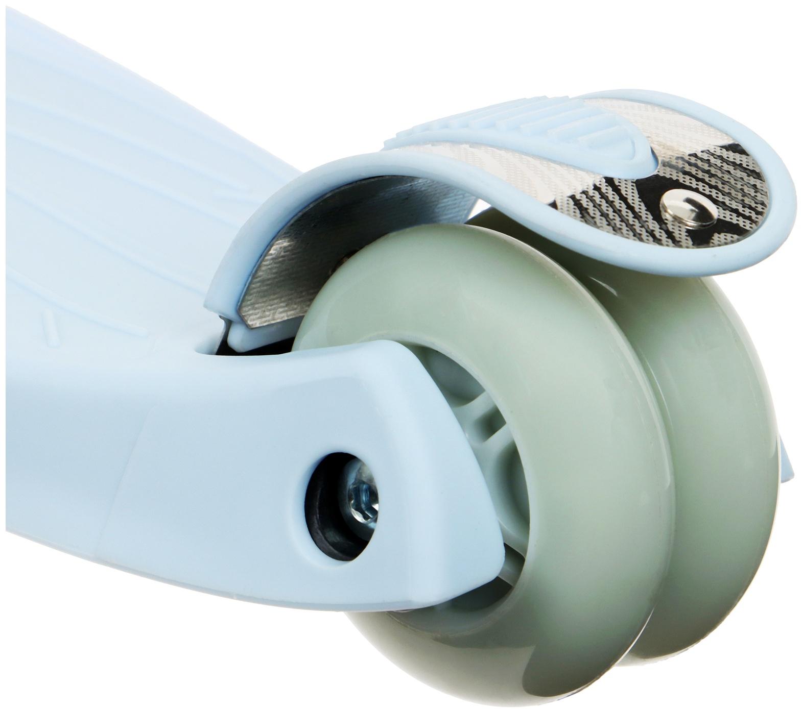 Самокат GRAFFITI, колеса световые PU 120/70 мм, ABEC 7, цвет серый