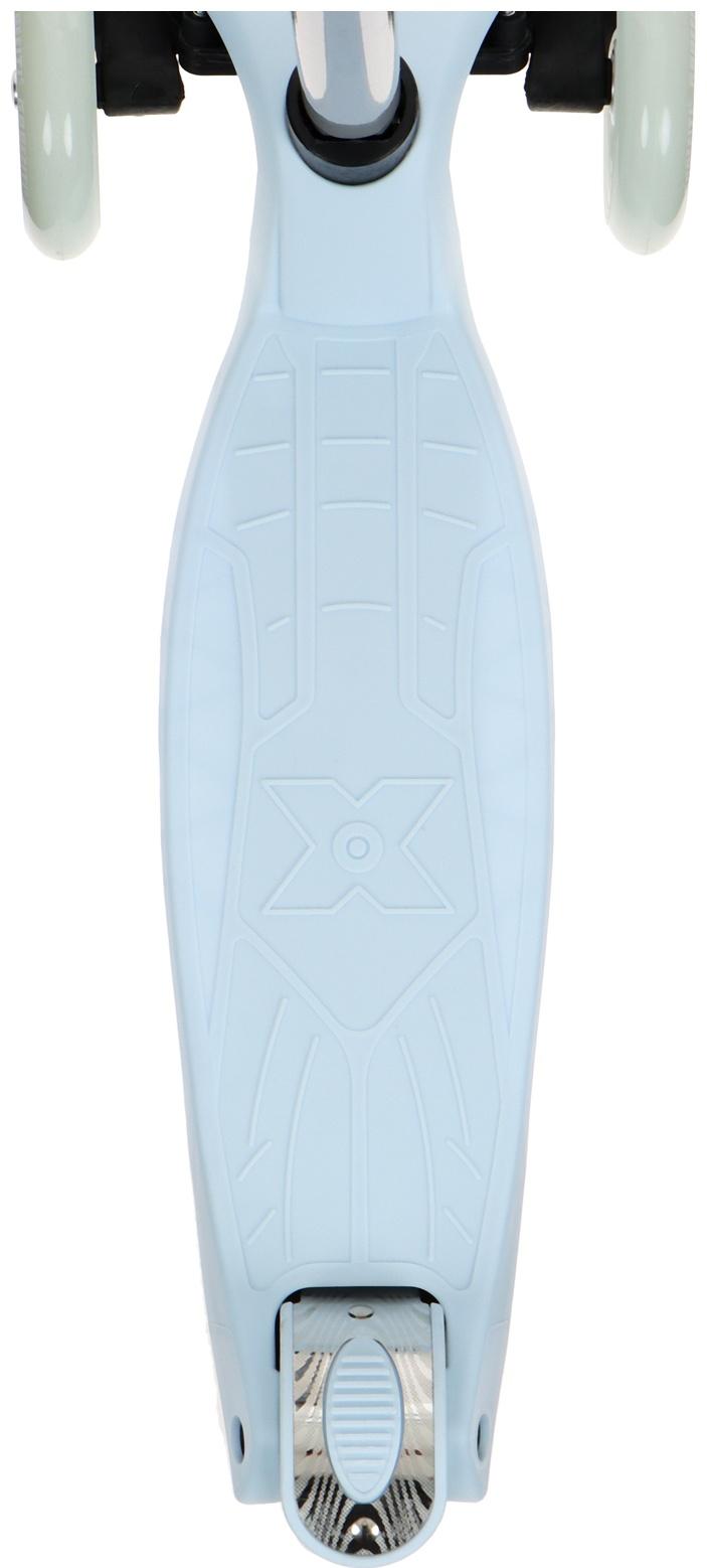 Самокат GRAFFITI, колеса световые PU 120/70 мм, ABEC 7, цвет серый