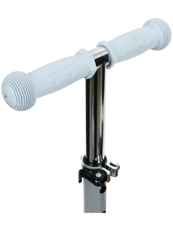 Самокат GRAFFITI, колеса световые PU 120/70 мм, ABEC 7, цвет серый