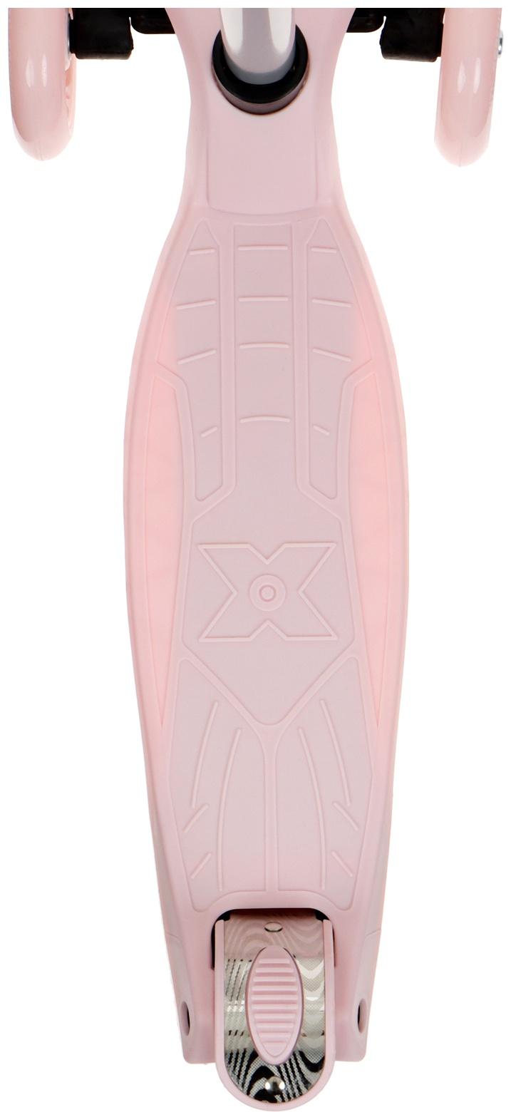 Самокат GRAFFITI, колеса световые PU 120/70 мм, ABEC 7, цвет розовый