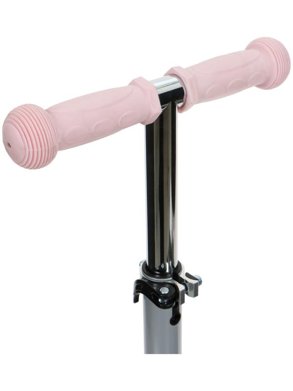 Самокат GRAFFITI, колеса световые PU 120/70 мм, ABEC 7, цвет розовый